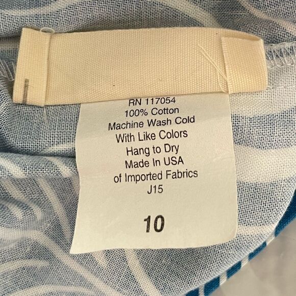 Hannah Kate Print Cotton Skirt Size 10 - Picture 4 of 6